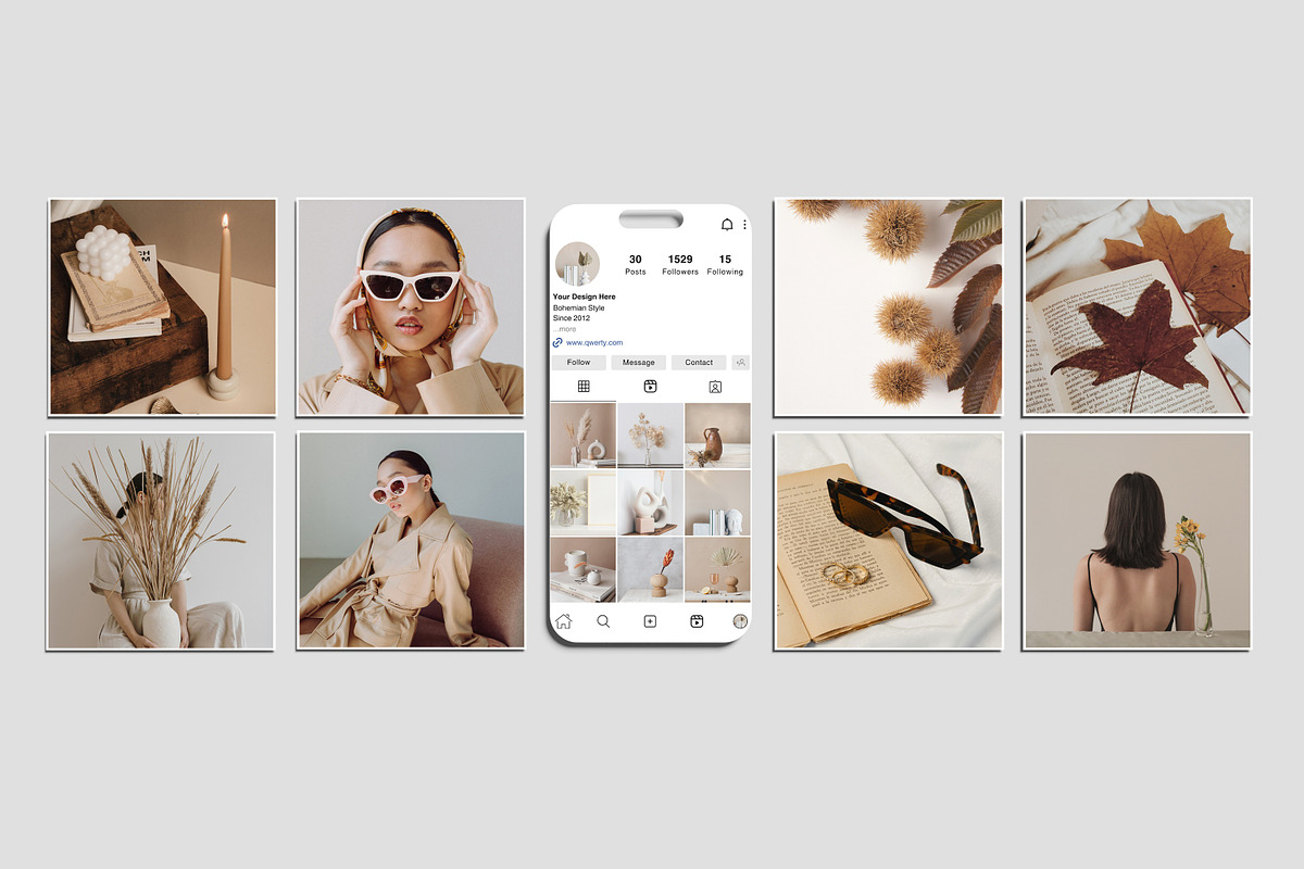Instagram Post Mockup, an Advertising Mockup by AnasStudio (Photo 4 of 5)