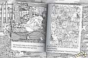 Santa and Snowman. Coloring book, an Illustration by ImHope (Thumbnail 4 of 8)