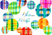 Hand Drawn Watercolor Plaid Patterns, a Graphic by YifeiFang (Thumbnail 2 of 4)