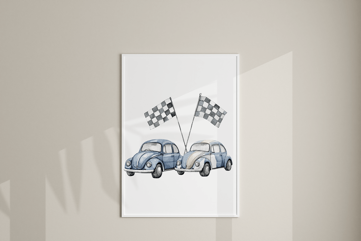 Motorbike Clipart Set, a Decorative Illustration by Pati Charm Studio (Photo 7 of 8)