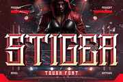 Stiger, a Serif Font by Artisan Themes (Thumbnail 1 of 11)