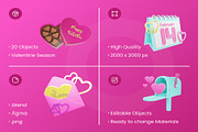 Valentine 3D Illustration, an Object Illustration by Creative Perspective (Thumbnail 2 of 6)