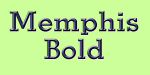 Memphis Bold