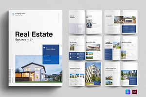 Real Estate Brochure Template, a Brochure Template by E-Type