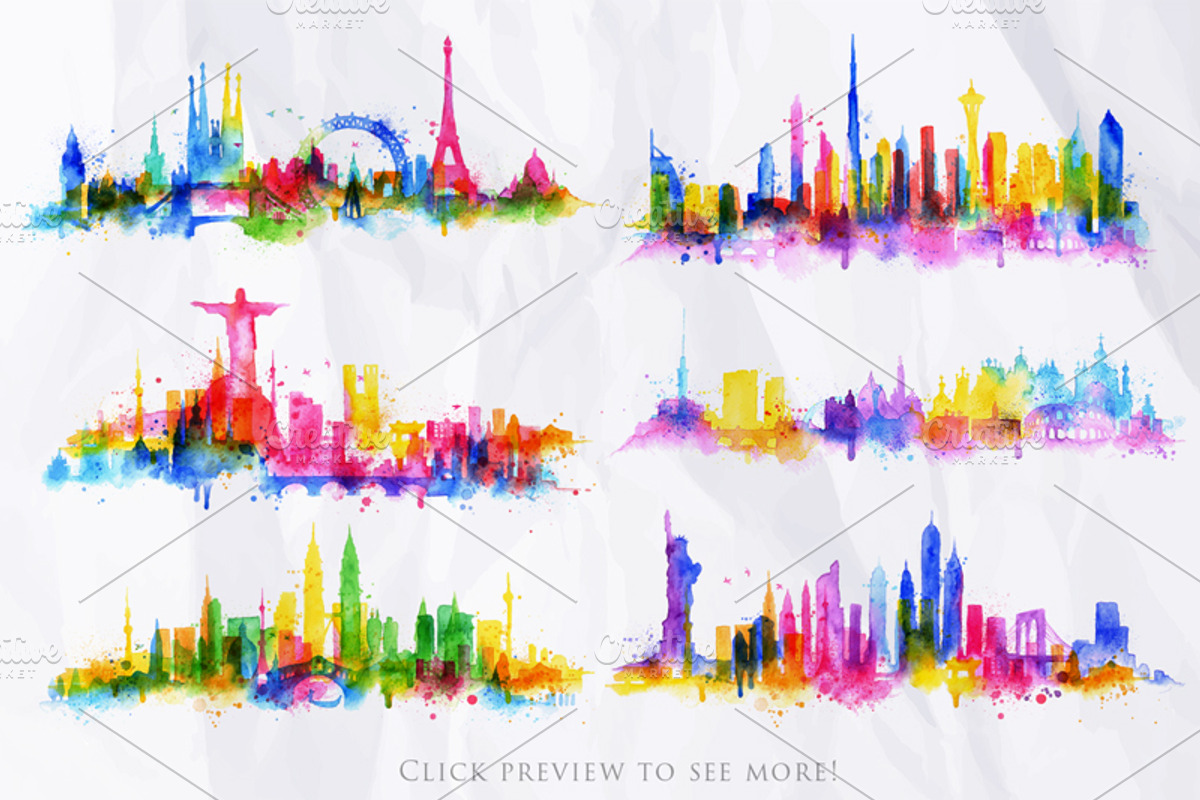 Silhouette city, an Illustration by Anna (Photo 5 of 6)