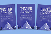 Winter Market Flyer, a Flyer Template by Gumico Studio. (Thumbnail 1 of 3)
