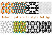 Pattern in arabic style Zellige, a Pattern Graphic by ALYOHA (Thumbnail 1 of 3)