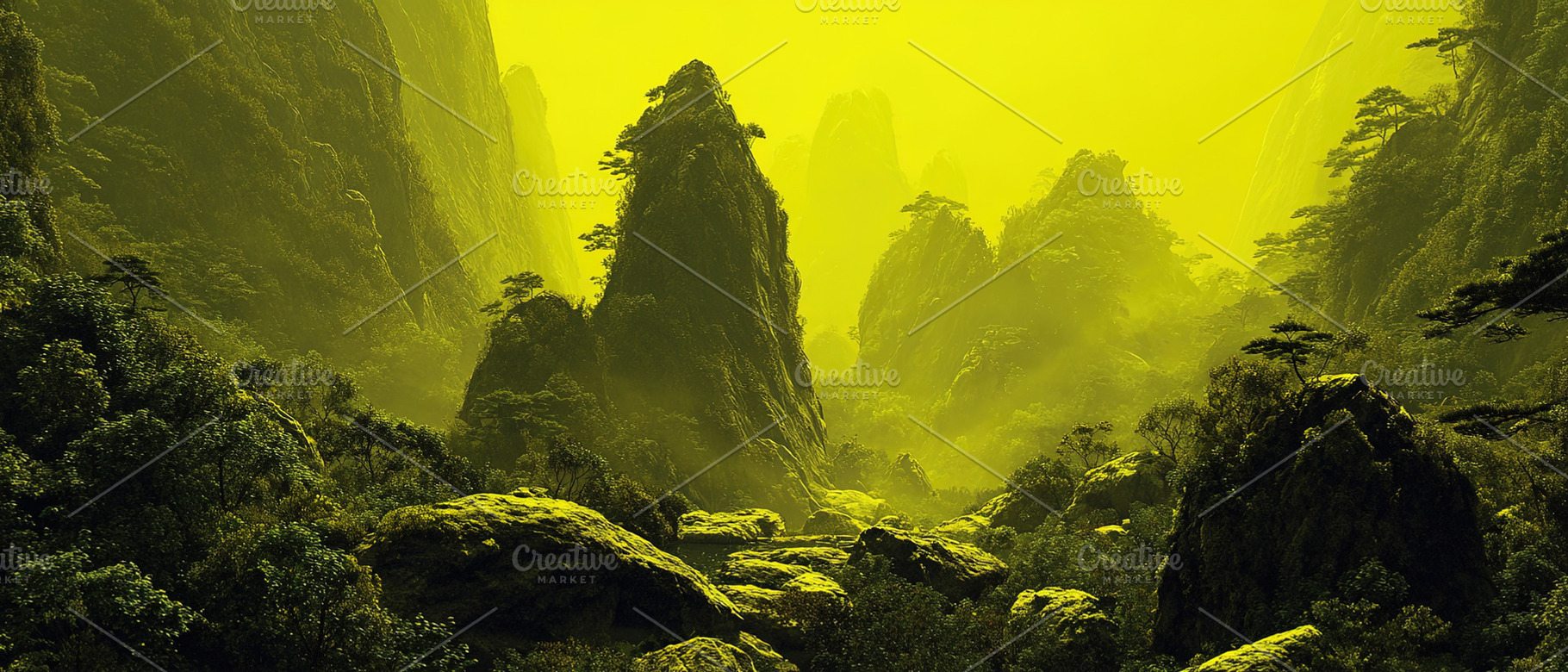 Scenic mountain valley shrouded in mist with dramatic peaks and, an Animal Photo by Ales Munt