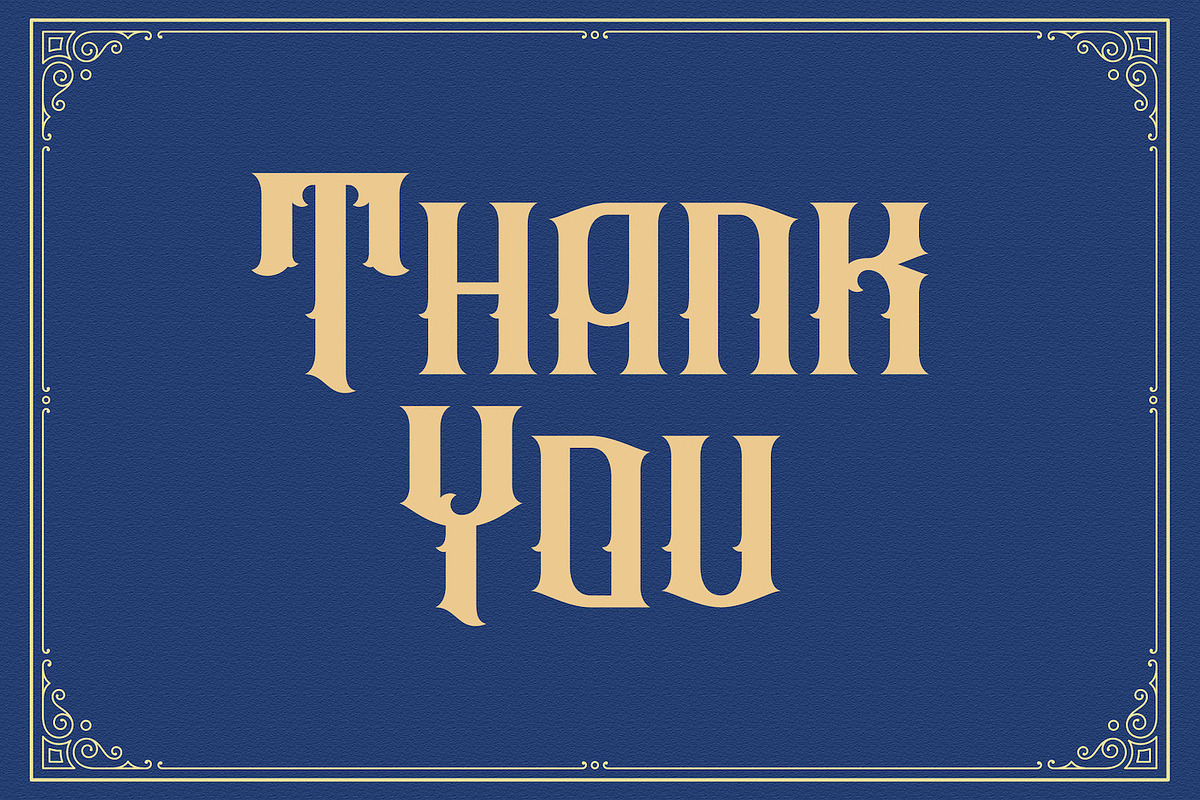 Raizen - Victorian Style Font, a Blackletter Font by StringLabs (Photo 15 of 15)