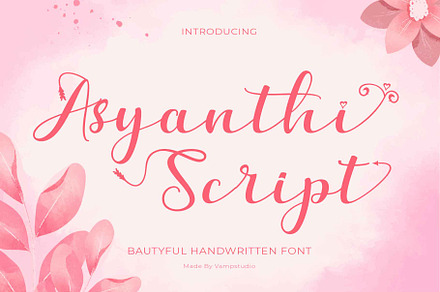 Asyanthi Script Handwritting Font
