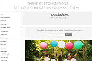 Chickaboom Feminine Wordpress Theme, a WordPress Template by angiemakeswebsites (Thumbnail 3 of 5)