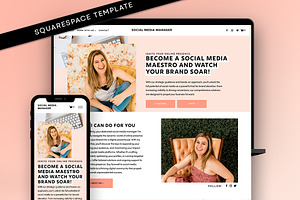 Social Media Manager Squarespace 7.1