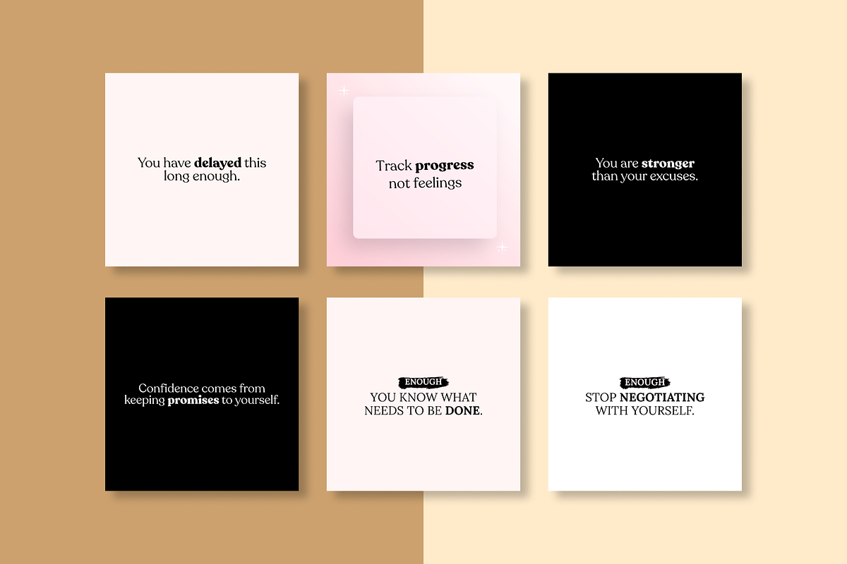 SUCCESS 50 INSTAGRAM TEMPLATE, a Social Media Template by RB Boutique (Photo 2 of 9)