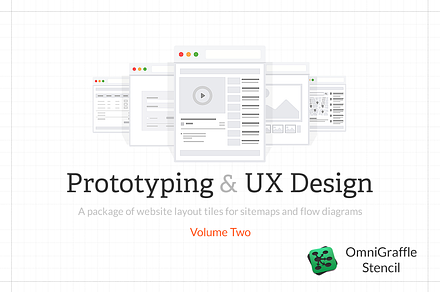 Tiles for Wireframes & Flowcharts V2