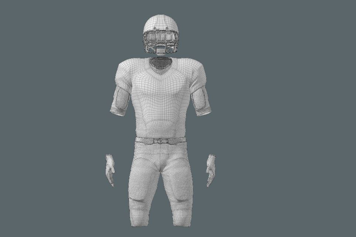American Football Uniform 3d model, a Characters & Person 3D Model by Bruno's Shop (Photo 10 of 13)