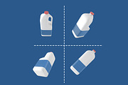 Milk Gallon Kit, a Cups & Container Mockup by Qaleb Studio (Thumbnail 5 of 5)