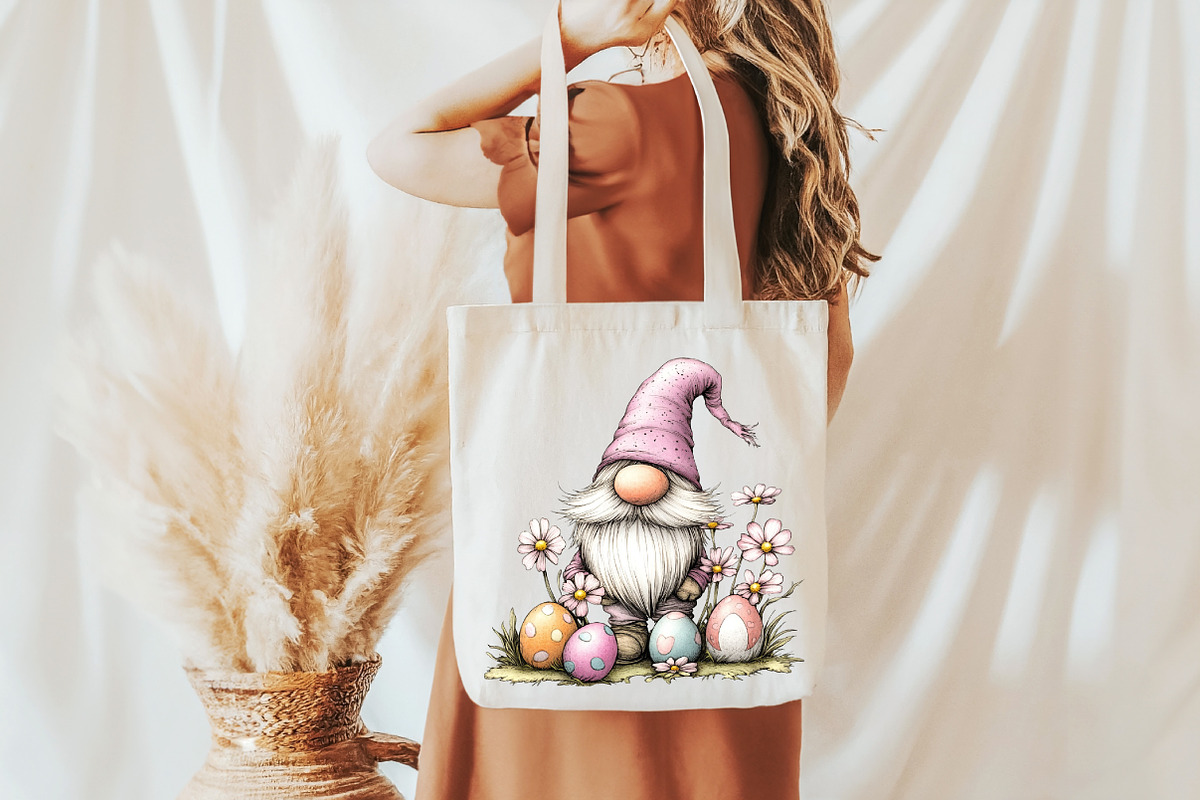 Whimsical Easter Gnome Clipart, an Illustration by designcity5 (Photo 5 of 5)
