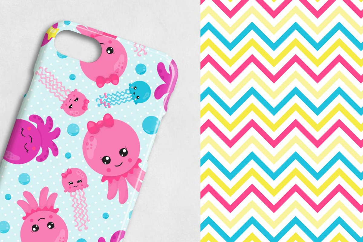 OCTOPUS LOVE Pattern collection, a Pattern Graphic by PrettyPatterns (Photo 3 of 5)