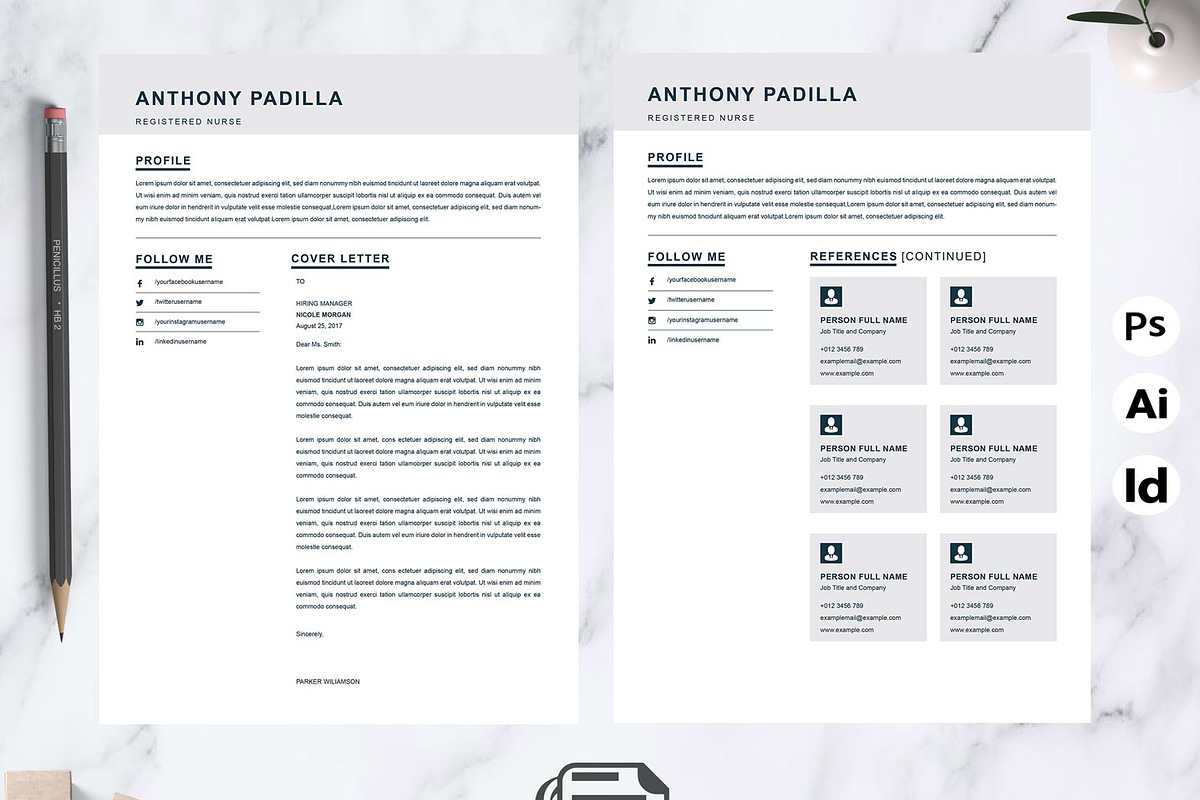 Modern Cv, a Resume Template by Attractive Resume (Photo 2 of 2)