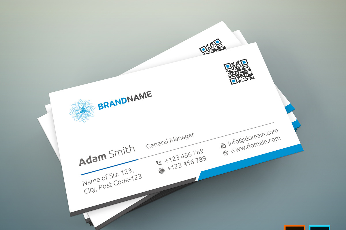 Professional Business Card Template, a Business Card Template by designSultan (Photo 4 of 6)