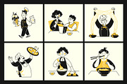 Food and Delivery Illustrations Set, a Food Illustration by Brickclay (Thumbnail 6 of 9)