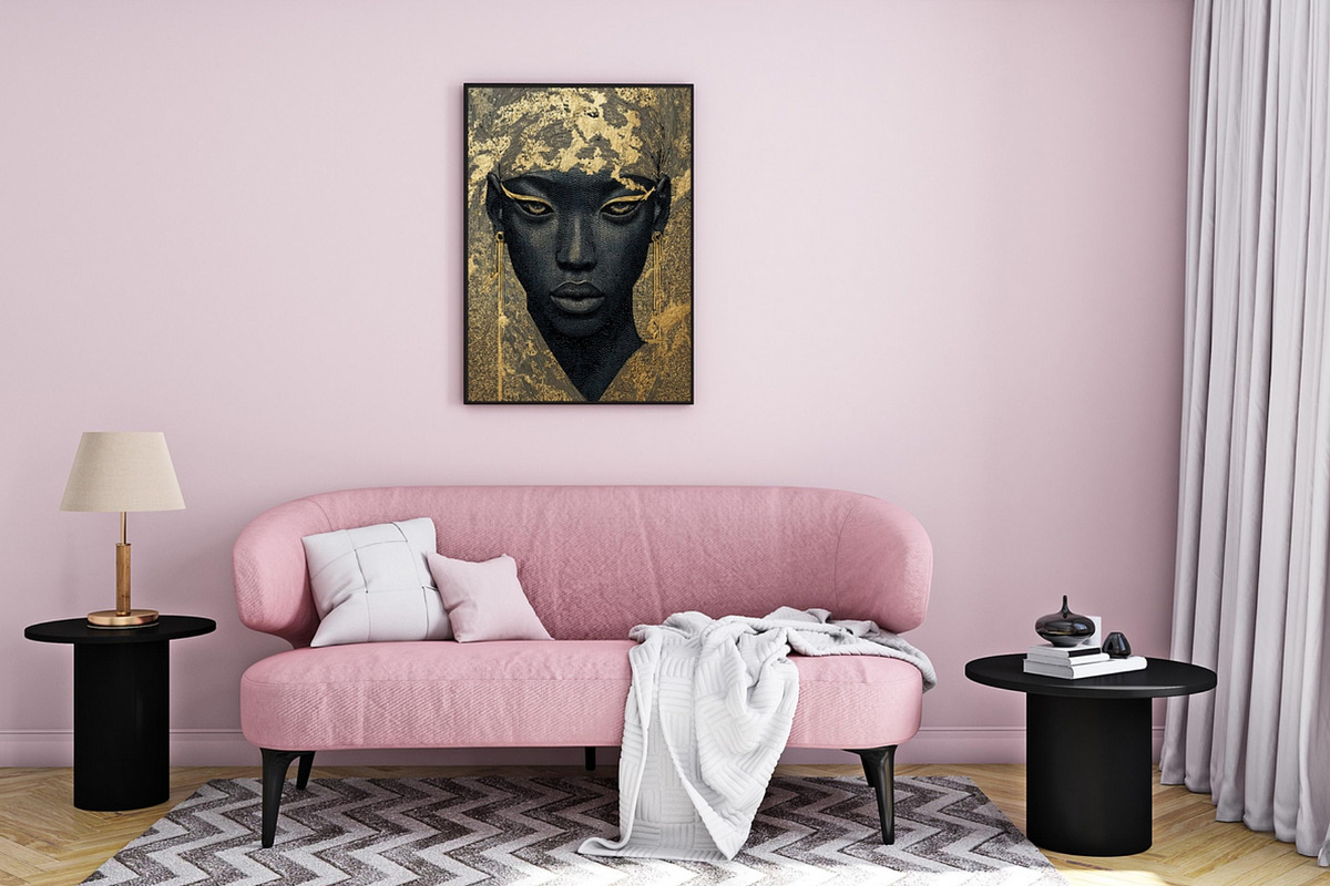 Ancient Africa G& B Wall Art Set, an Illustration by PrintablesByFranklyn (Photo 7 of 7)