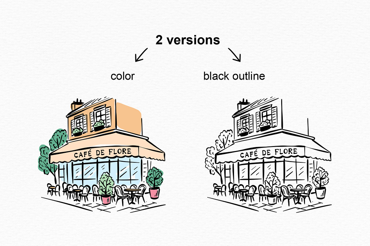Parisian Moments Illustrations, an Object Illustration by Redchocolate (Photo 5 of 8)