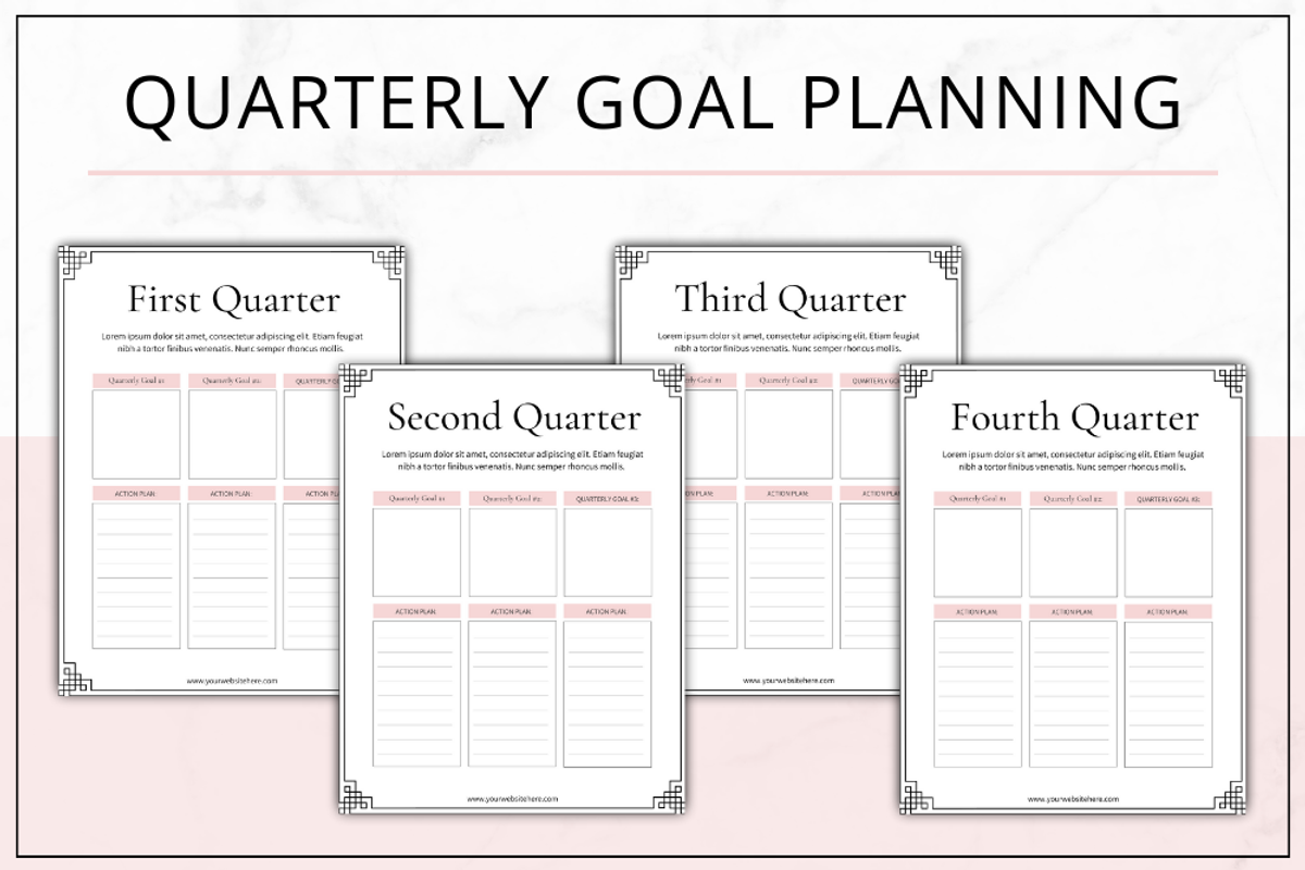 Planner Templates Canva - Blush, a Stationery Template by Lady Boss Studio (Photo 5 of 8)