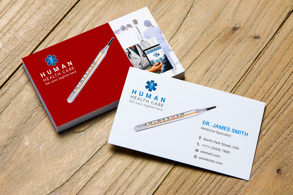 Doctor Business Card, a Business Card Template by graphicsunday (Photo 1 of 4)