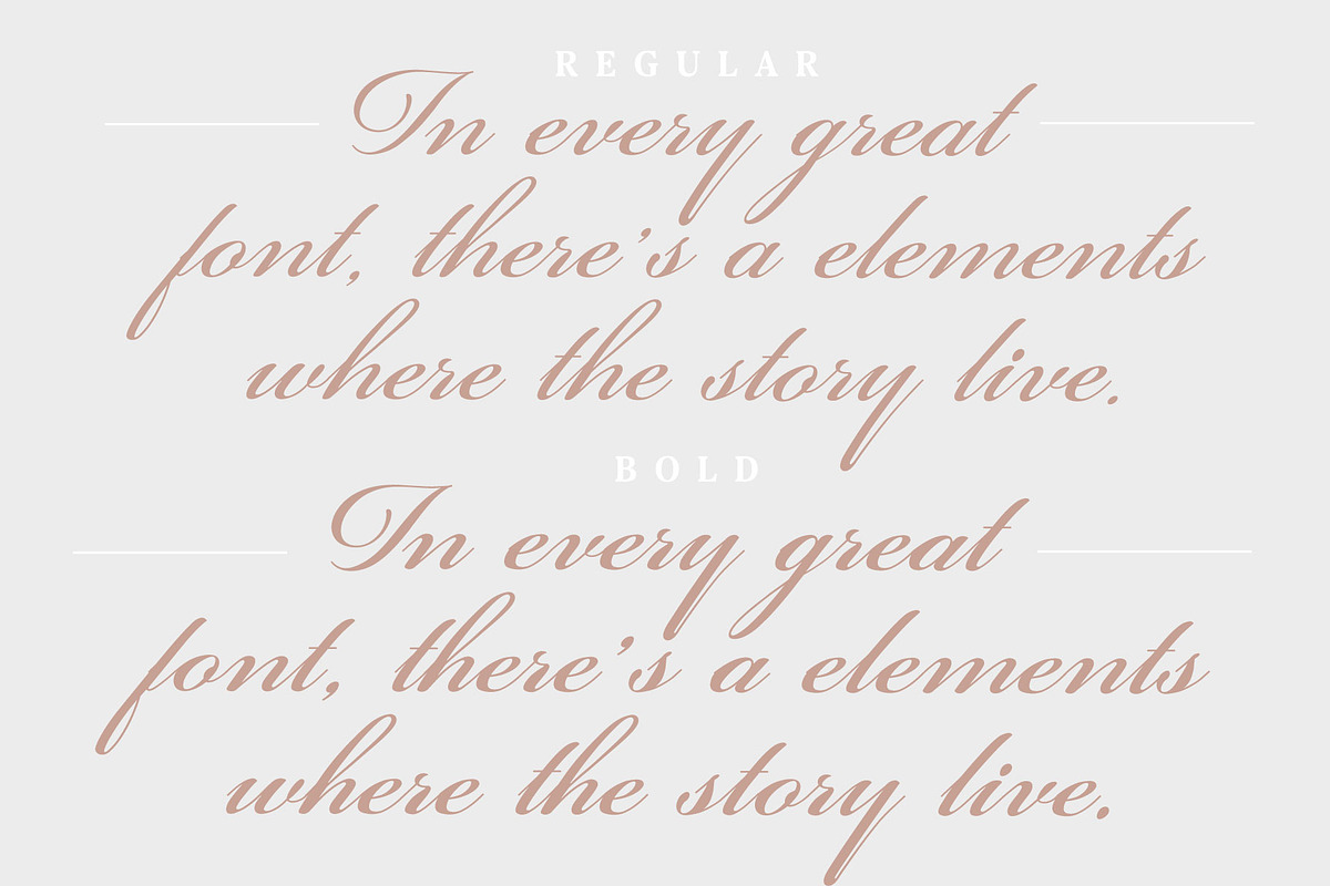 Film Storia, Calligraphy Font, a Script Font by Andfonts (Photo 7 of 8)