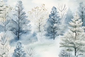 Winter Forest Shabby Chic