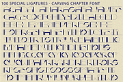 CARVING CHAPTER - ART DECO FONT, a Sans Serif Font by 177Studio (Thumbnail 8 of 8)