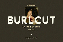 Burlcut Font - Latine & Cyrillic