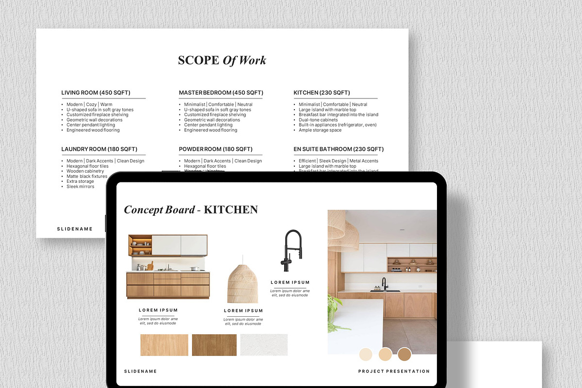 Minimal Interior Design Presentation, a Templates & Theme by SKY CREATION (Photo 5 of 6)