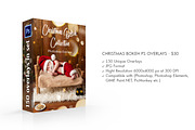 Bright Christmas Bokeh Ps Overlays preview 2