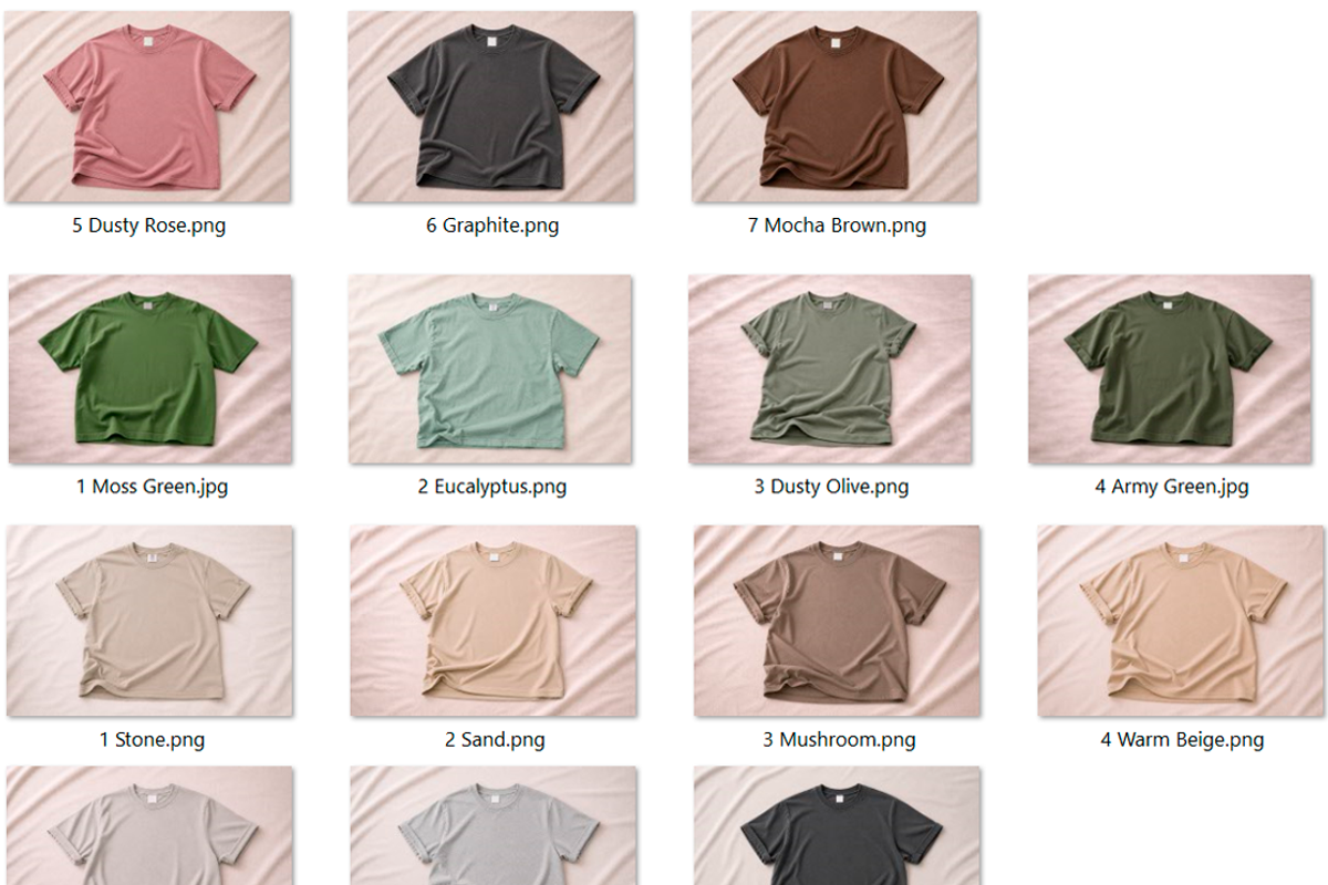 30 Comfort Colors T-Shirt Mockups, a Shirt Mockup by ElDesignState (Photo 2 of 3)