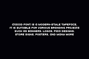 Ctooxid - Creative Logo Font, a Sans Serif Font by QR Design Studio (Thumbnail 5 of 8)
