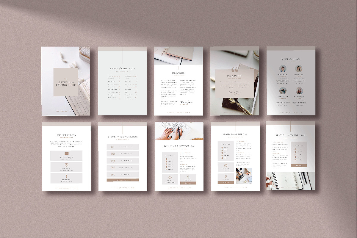 Services & Pricing Guide | Canva, a Presentation Template by Wild Theory (Photo 8 of 12)