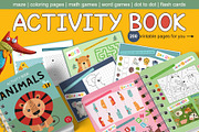 200 Pages for Kids Activity Book, an Education Illustration by Nursery Art (Thumbnail 1 of 6)