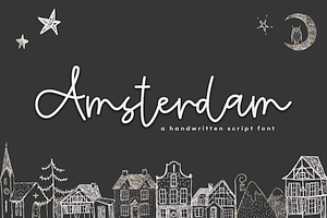 Amsterdam Handwritten Script Font