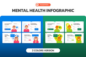 Mental Health Infographic PowerPoint, a Presentation Template by Antstheme