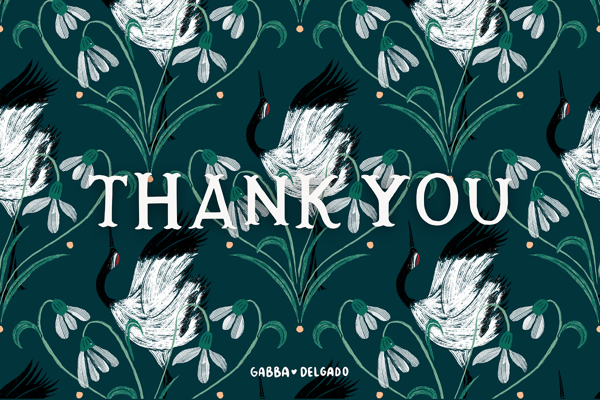 Cranes & Flowers PNG Patterns & Art, a Graphic by Gabba Delgado (Photo 13 of 13)