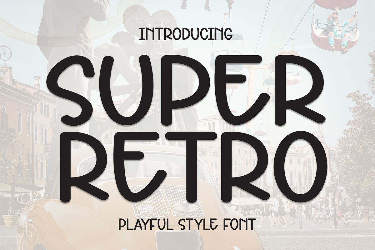 Super Retro | Script Font, a Script Font by Scratchones (Photo 1 of 7)