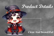 Halloween Vampire Sublimation, a Seasonal Illustration by Craft Nest (Thumbnail 3 of 5)