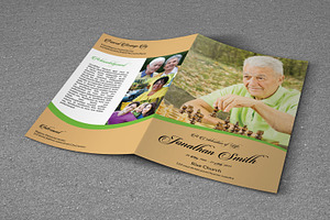 Funeral Program Template - T347