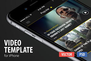 Video App Template for iPhone
