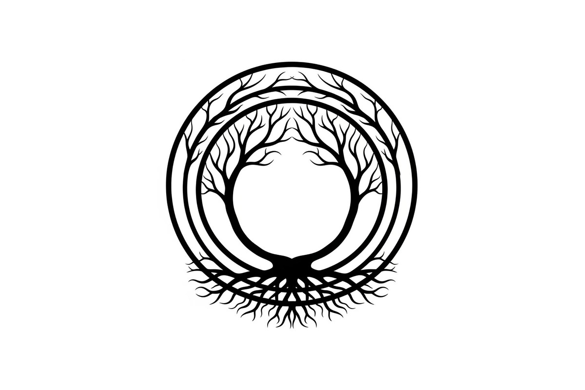 Tree of Life Circle Frame Bundle, an Illustration by Gaye Art (Photo 40 of 51)