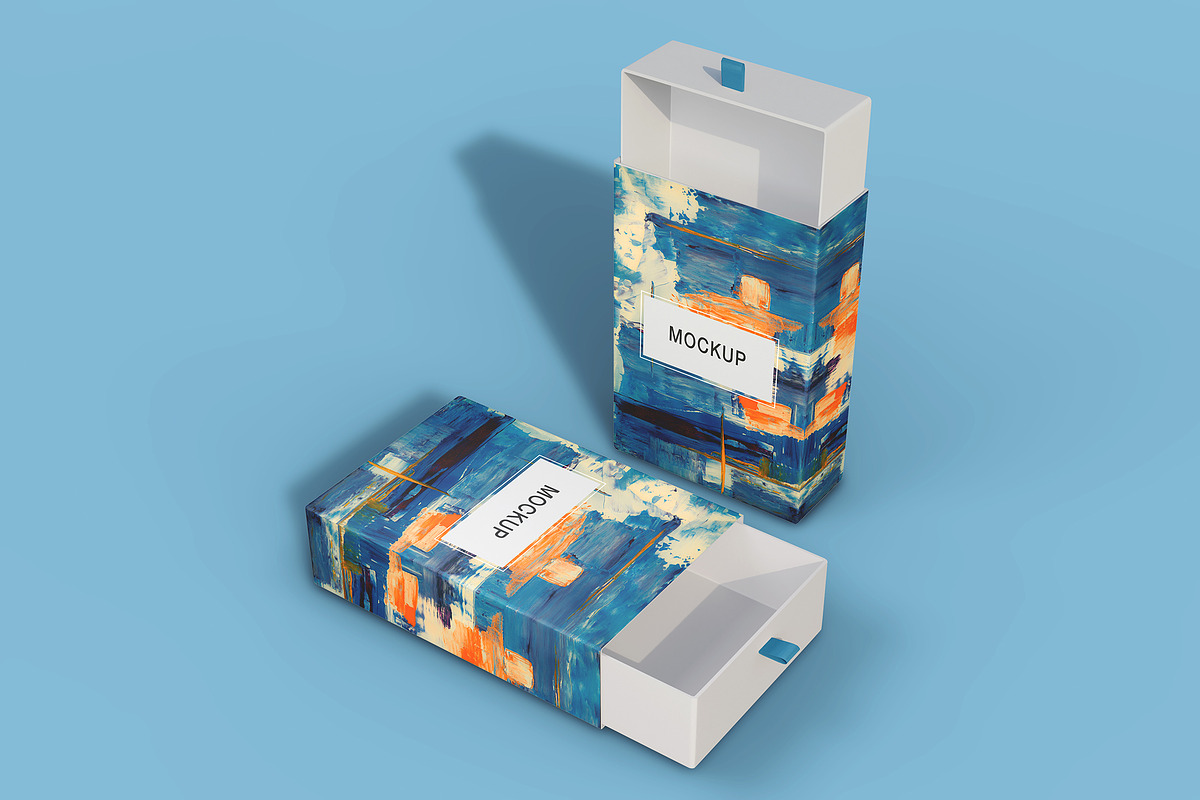 Isometric box mockup design, a Packaging Mockup by Raihan Rahman (Photo 2 of 22)