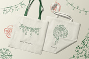 Christmas Line Art Hand Drawn Set, a Seasonal Illustration by Berentine.art (Thumbnail 9 of 9)