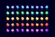 Gems icon Vector Set, an Illustration by Olga Ryzychenko (Thumbnail 3 of 3)